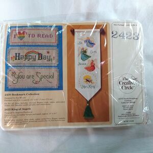 Creative Circle Needlework Cross Stitch Kit King Of Angels Hanging Banner #2423